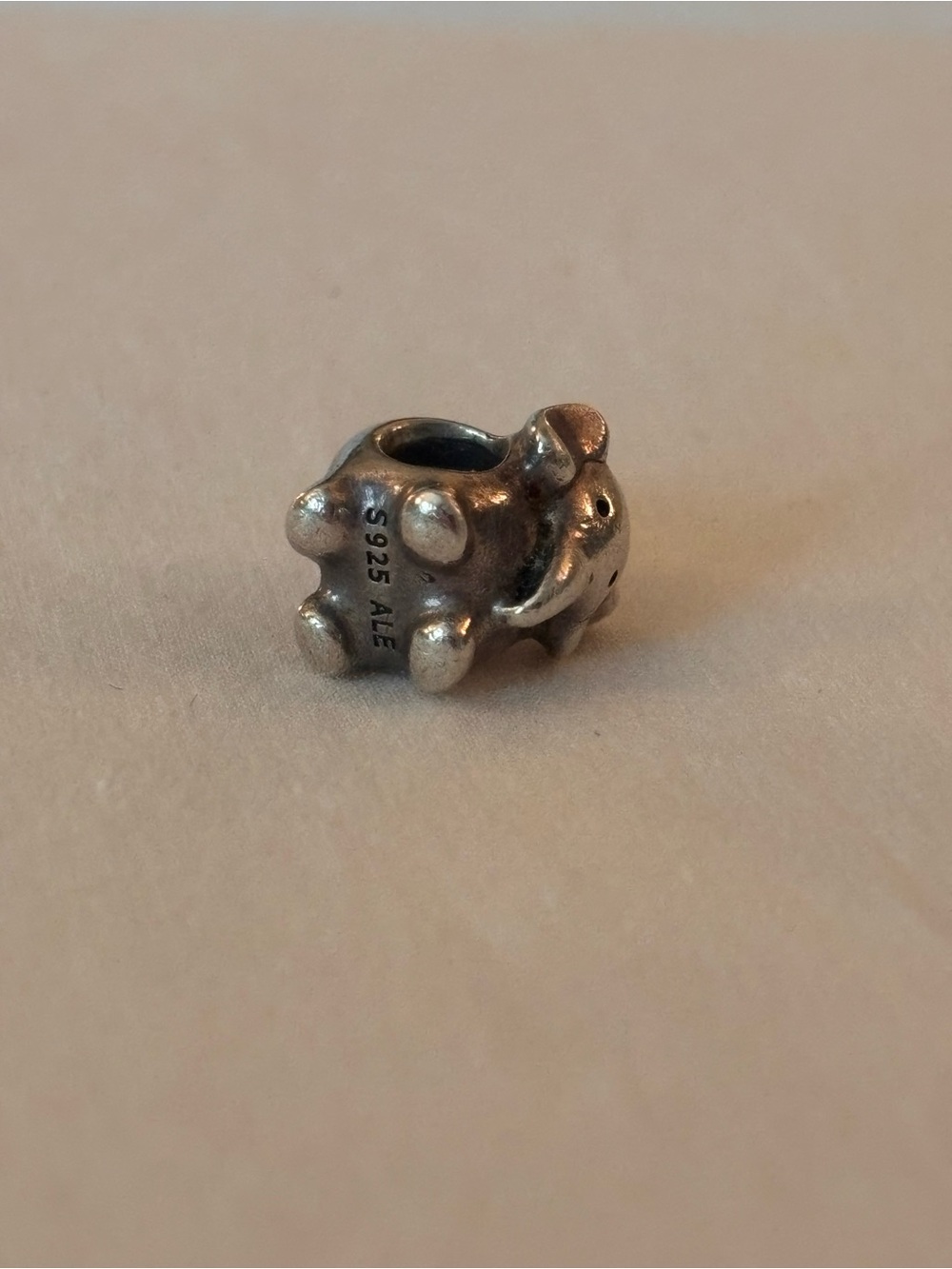 Tiny Silver Elephant Pandora Charm - Picture 5 of 6